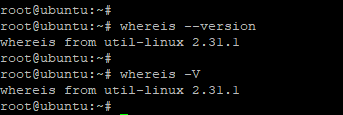 whereis command usage