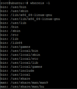 whereis command in linux