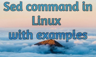 sed command in linux