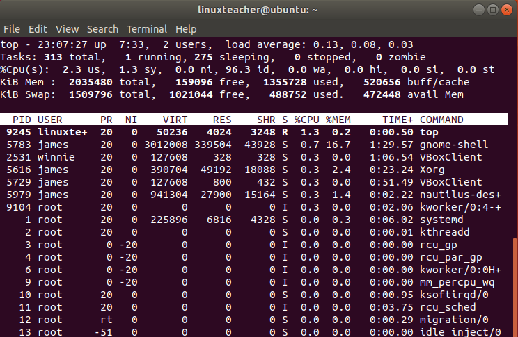 Basic Linux commands