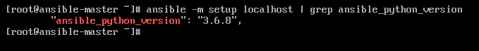 ansible python version