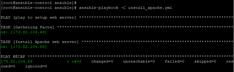 implement ansible playbooks