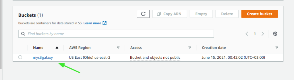 S3 bucker in AWS