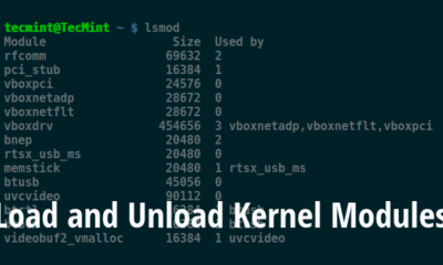 Linux Kernel Modules: Loading Unloading And Listing