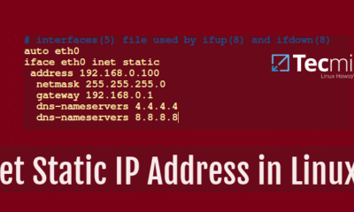 How to Configure a Static Ip Address in Linux